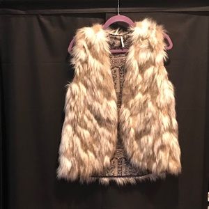 Free People Fur Vest - Size S
